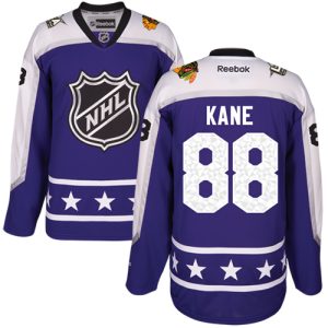 NHL Chicago Blackhawks Trikot #88 Patrick Kane Authentic Violett Reebok Central Division 2017 All-Star